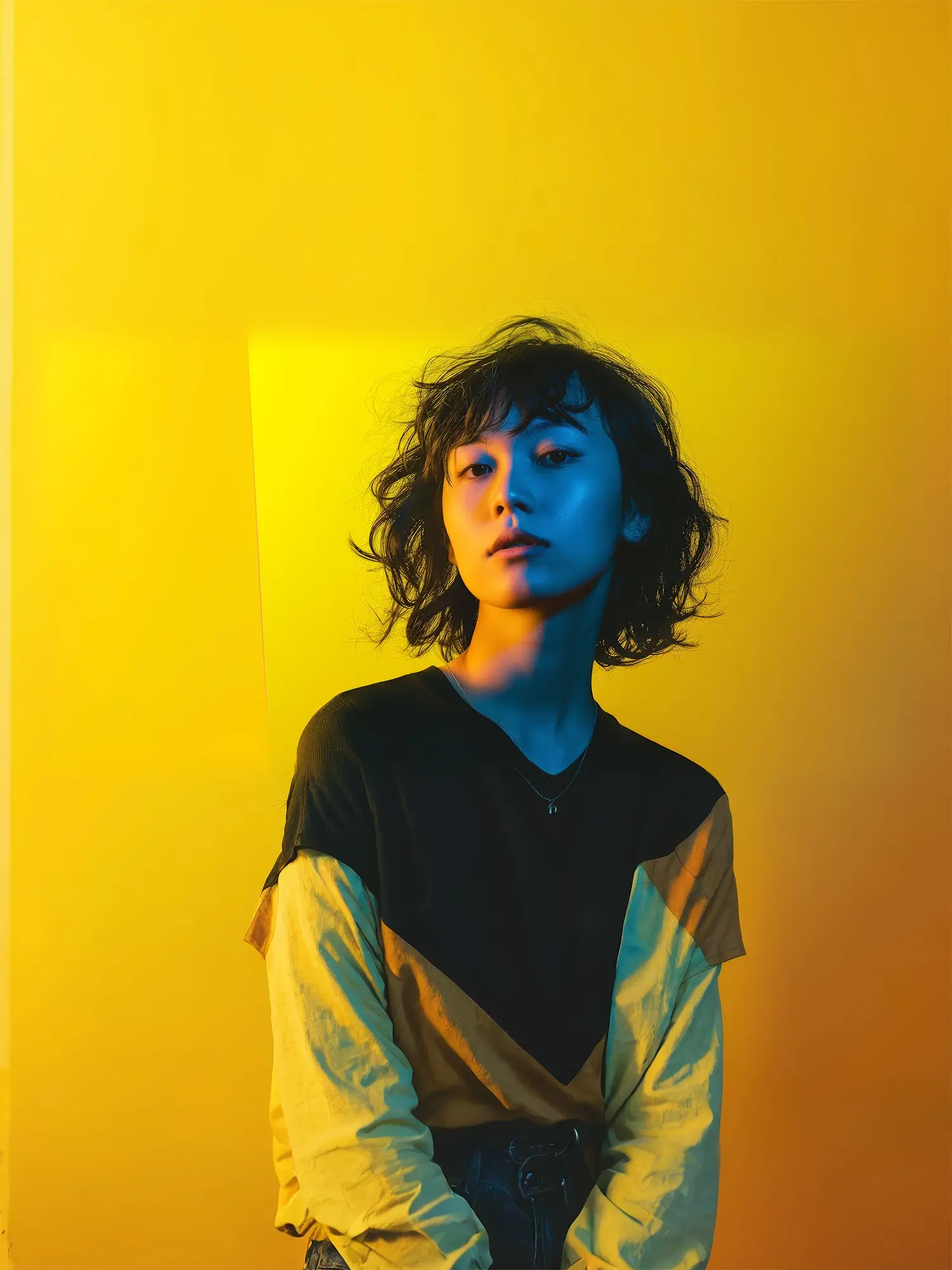 Yellow / blue
